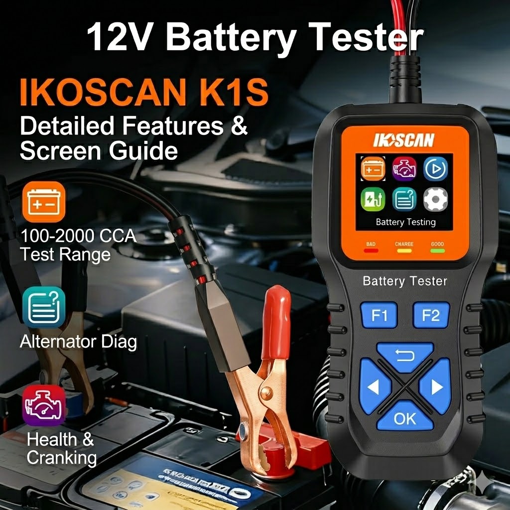 IKOSCAN K1S Tester per Batteri - Topdon Tc001 Thermal Camera recensione e prezzo