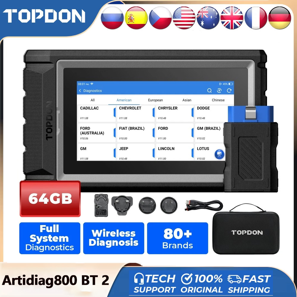 TOPDON ArtiDiag800 BT 2 Strume - Topdon Tc001 Thermal Camera recensione e prezzo