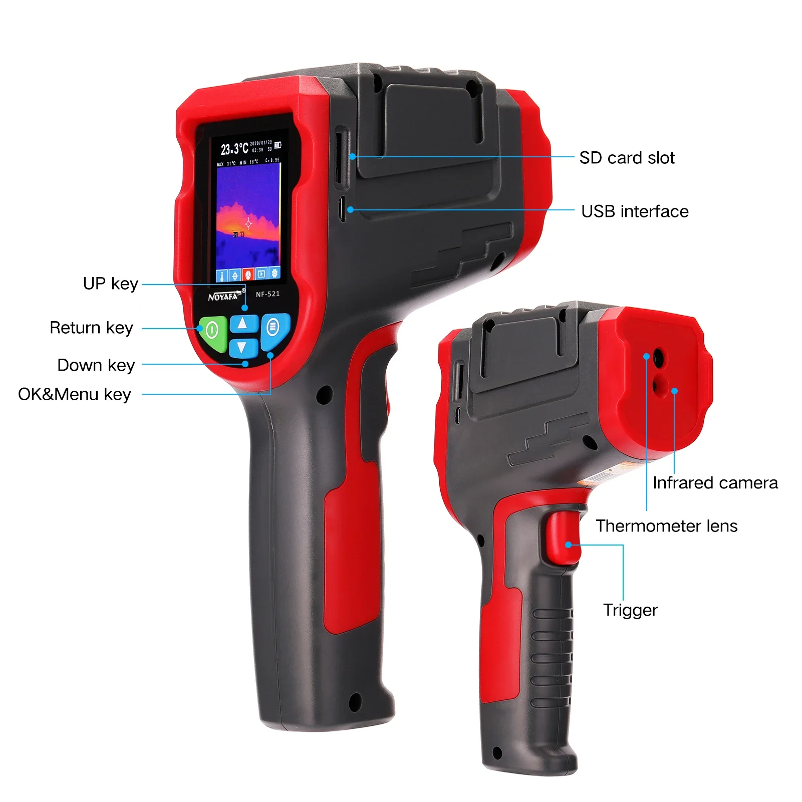 Telecamera IR portatile con te - Nf 521 Thermal Imaging Camera recensione e prezzo